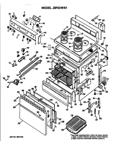Main body/cooktop/controls