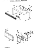 Control  panel and door