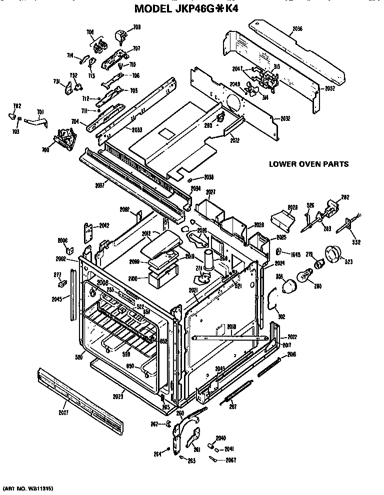 Lower oven