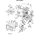 GE JE1468L01 microwave parts diagram