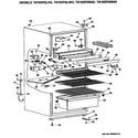 GE TB15SPGRAD cabinet diagram