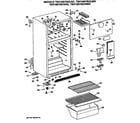 GE TBX16SYSCRAD cabinet diagram