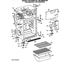 GE TBX16SISFRAD cabinet diagram