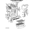 GE TBX16SISCRAD cabinet diagram