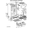 GE TBX16DASDRAD cabinet diagram