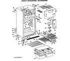 GE TBX16DASFRAD cabinet diagram