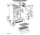 GE TBX14SYSFRAD cabinet diagram