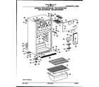 GE TBX14SYSCLWH cabinet diagram