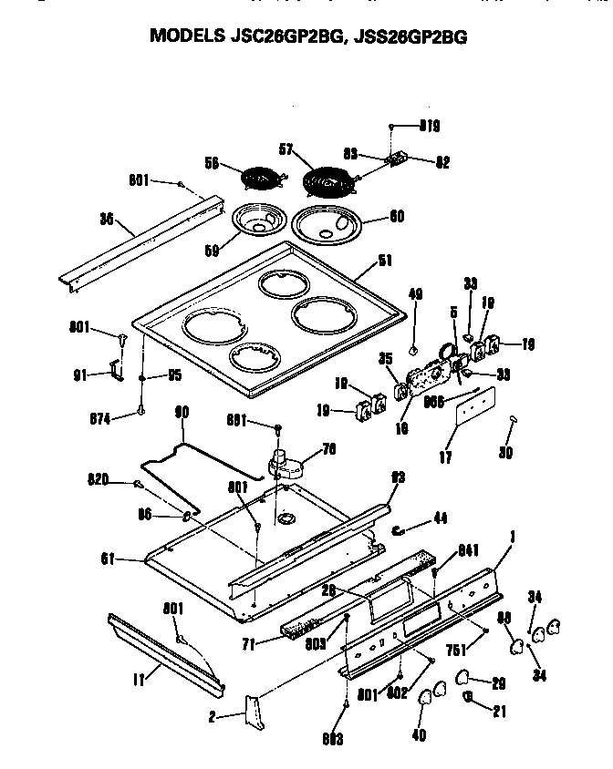 TOP AND CONTROLS