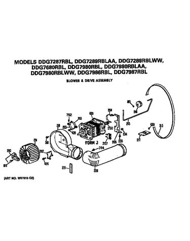 Blower and drive