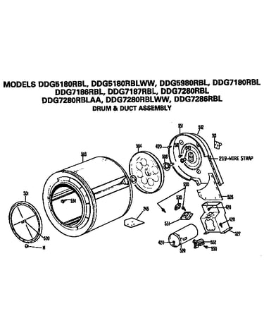 Drum and duct