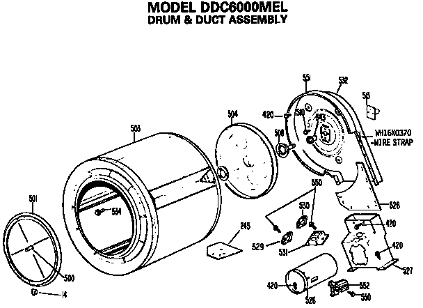 Drum and duct