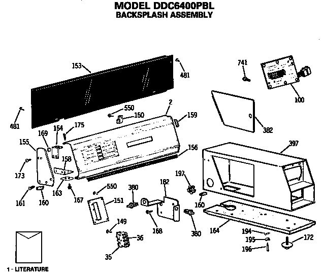 BACKSPLASH AND COIN BOX