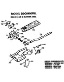 Gas valve and burner