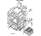 GE JGBS06ES1 oven cabinet diagram