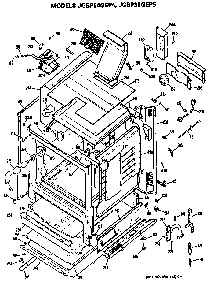 CABINET PARTS