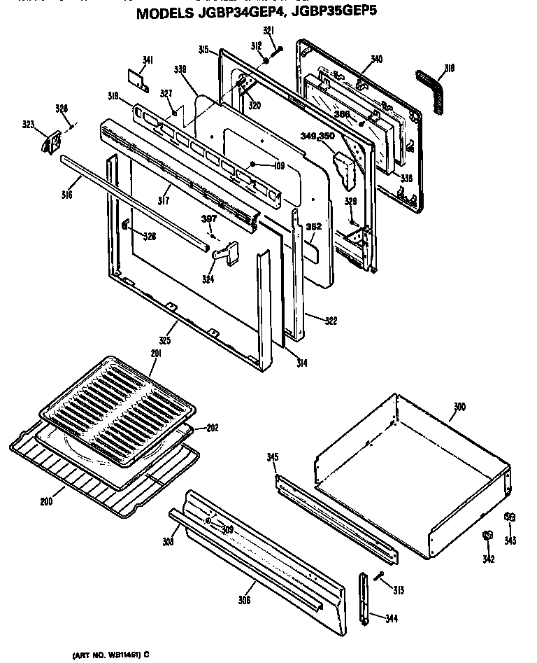 Door and drawer