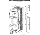 GE TFH22PRSAWW refrigerator door diagram