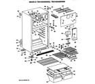 GE TBH14DASERAD cabinet diagram