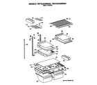 GE TBX19JASNRWH shelfs diagram