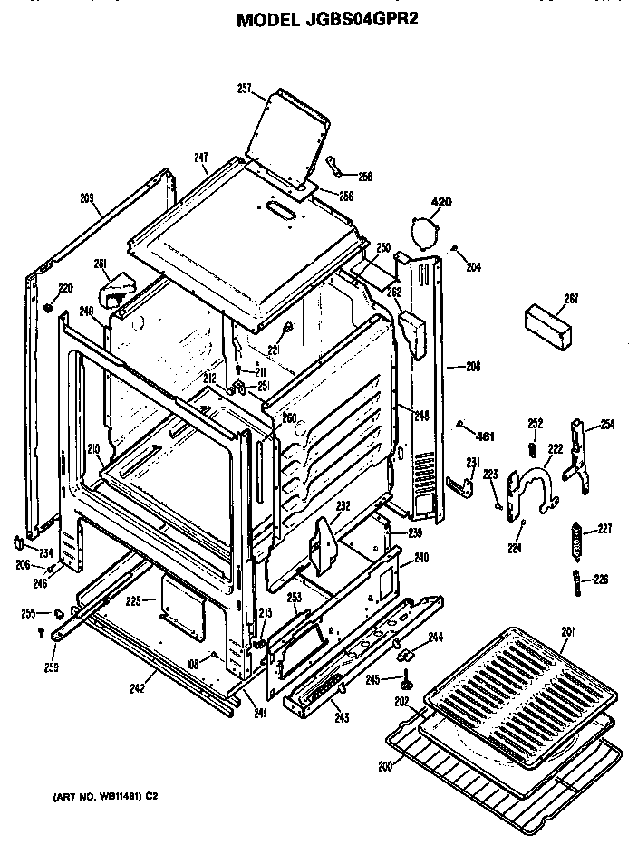 Oven cabinet