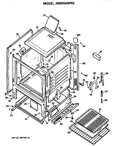 Oven cabinet