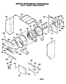 Dryer- cabinet, drum and heater