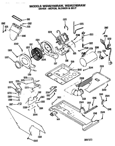 Dryer- motor, blower and belt
