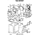 GE WSM2400LEB cabinet and heater diagram
