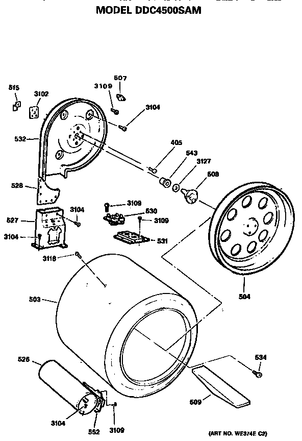 Drum and duct