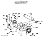 GE DDC4500SAM blower and drive diagram