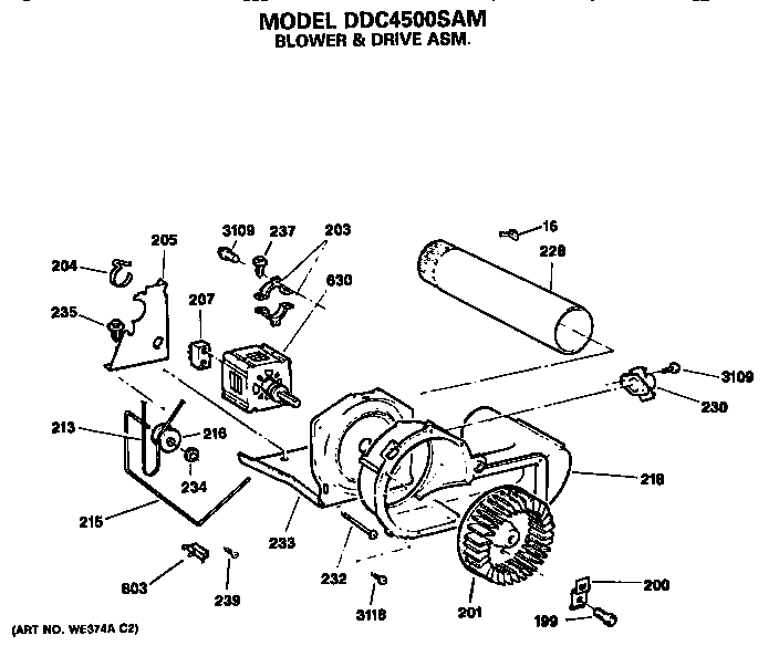 Blower and drive
