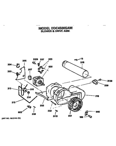 Blower and drive