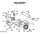 GE DDC4400SAM blower and drive diagram
