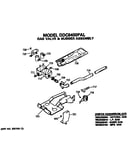 Gas valve and burner assembly
