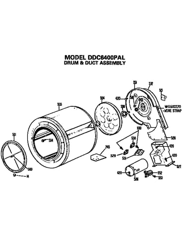 Drum and duct assembly