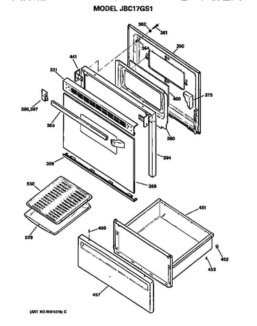 Door/utility drawer