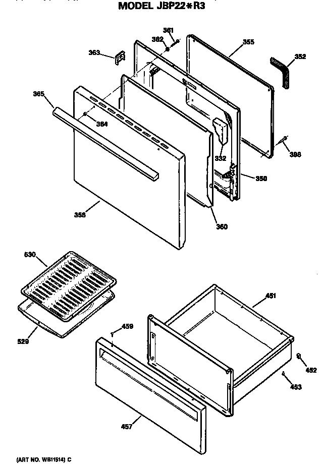 DOOR/UTILITY DRAWER