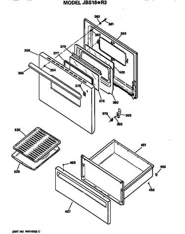 Door/utility drawer