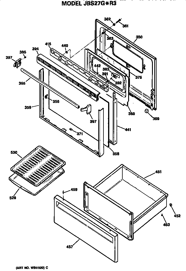 Door/utility drawer