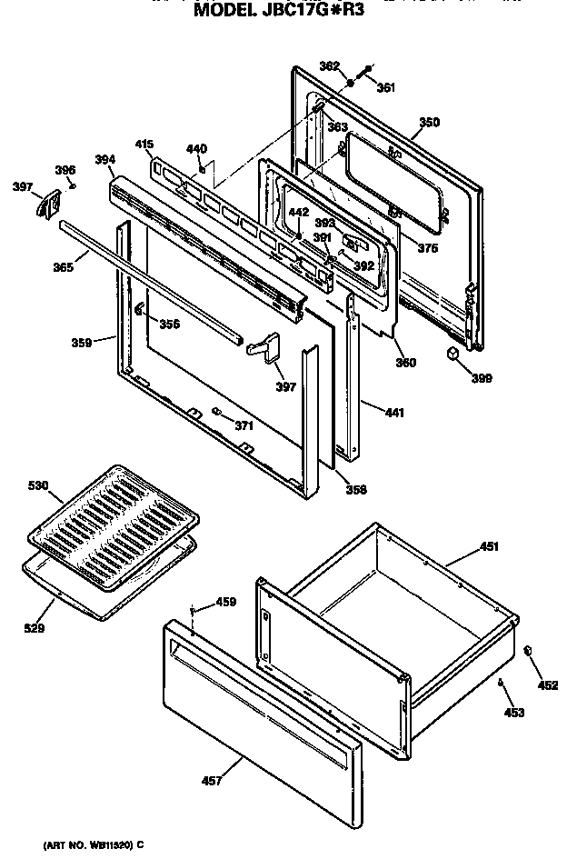 DOOR/UTILITY DRAWER