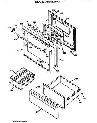 Door/utility drawer