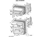 GE TBX18KPKRAD doors diagram