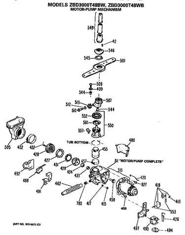Motor/pump