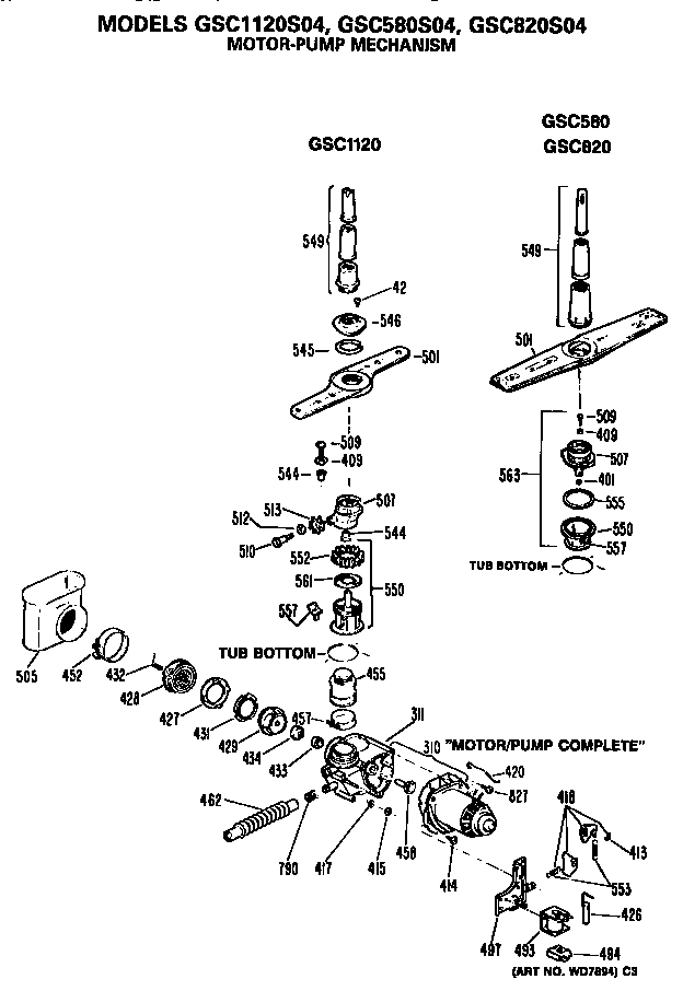 Motor/pump