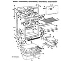 GE TBH24TRDRWH cabinet diagram