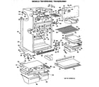 GE TBH19ZRLRWH cabinet diagram
