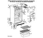 GE TBH14SRJRWH cabinet diagram