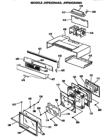Vent hood/door