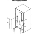 GE TCX22ZRBRWH cabinet (back) diagram